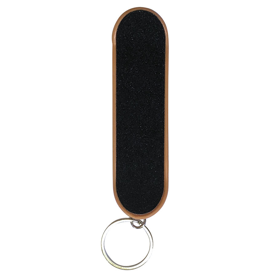 Yellow Slasher Santa Cruz Fingerboard Key Chain Top