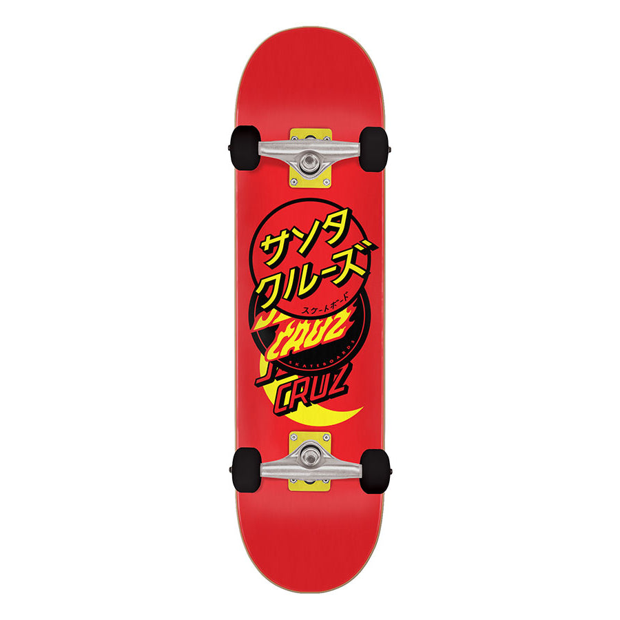 Red 8.0 Full Group Dot Santa Cruz Complete Skateboard