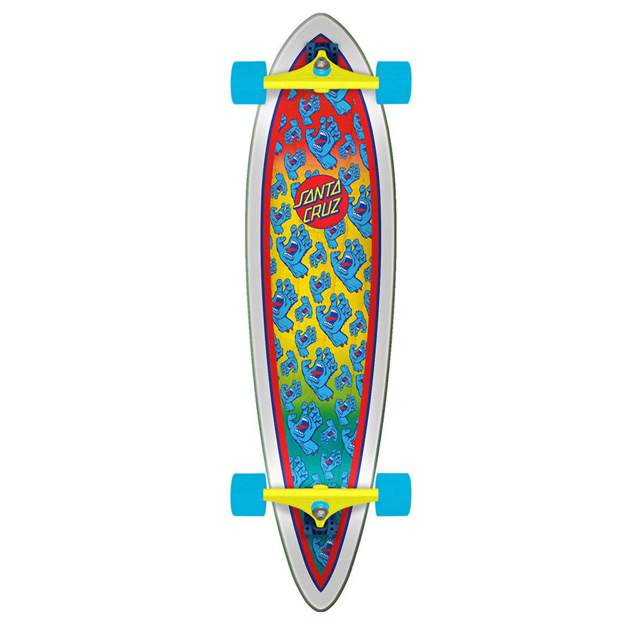 39" Hands Allover Santa Cruz Pintail Longboard