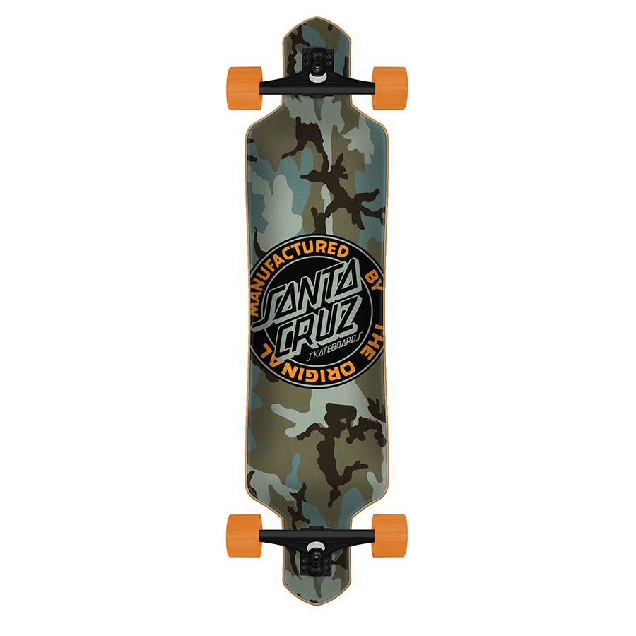 Camo MGF Dot Santa Cruz Drop Thru Cruiser Longboard