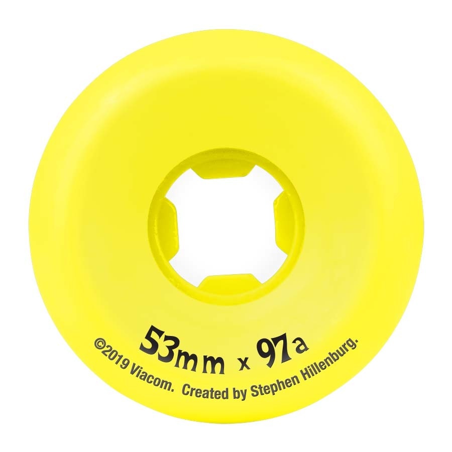 Santa Cruz X SpongeBob Face 97A Skateboard Wheels