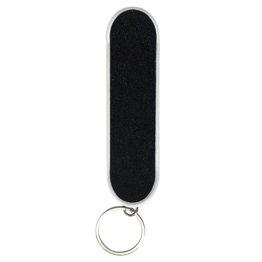 White Screaming Hand Santa Cruz Fingerboard Key Chain Top