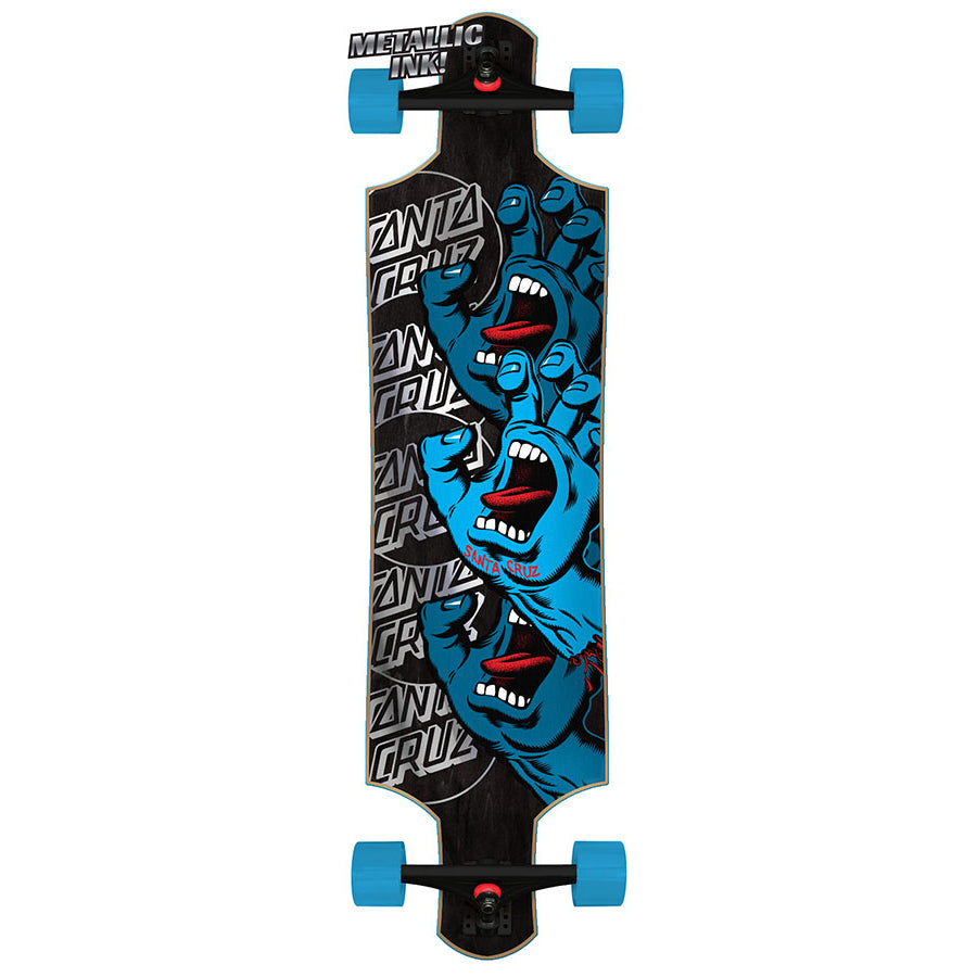 Screaming Hand Stack Santa Cruz Drop Down Longboard