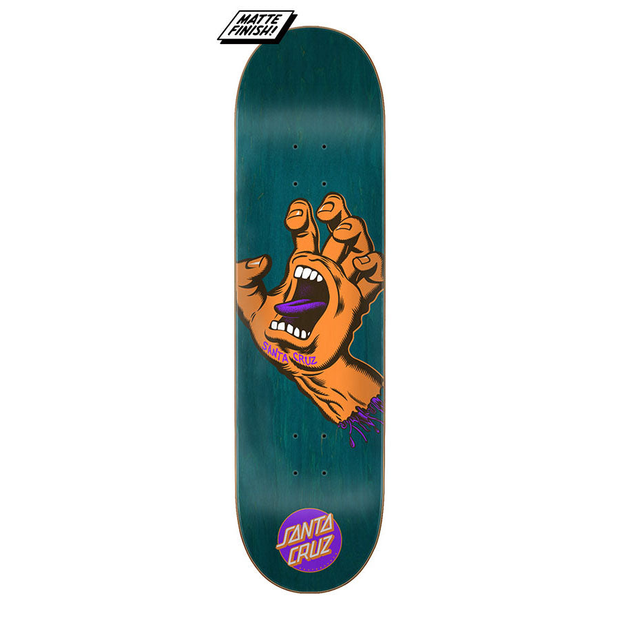 Orange Screaming Hand Santa Cruz Mini Deck