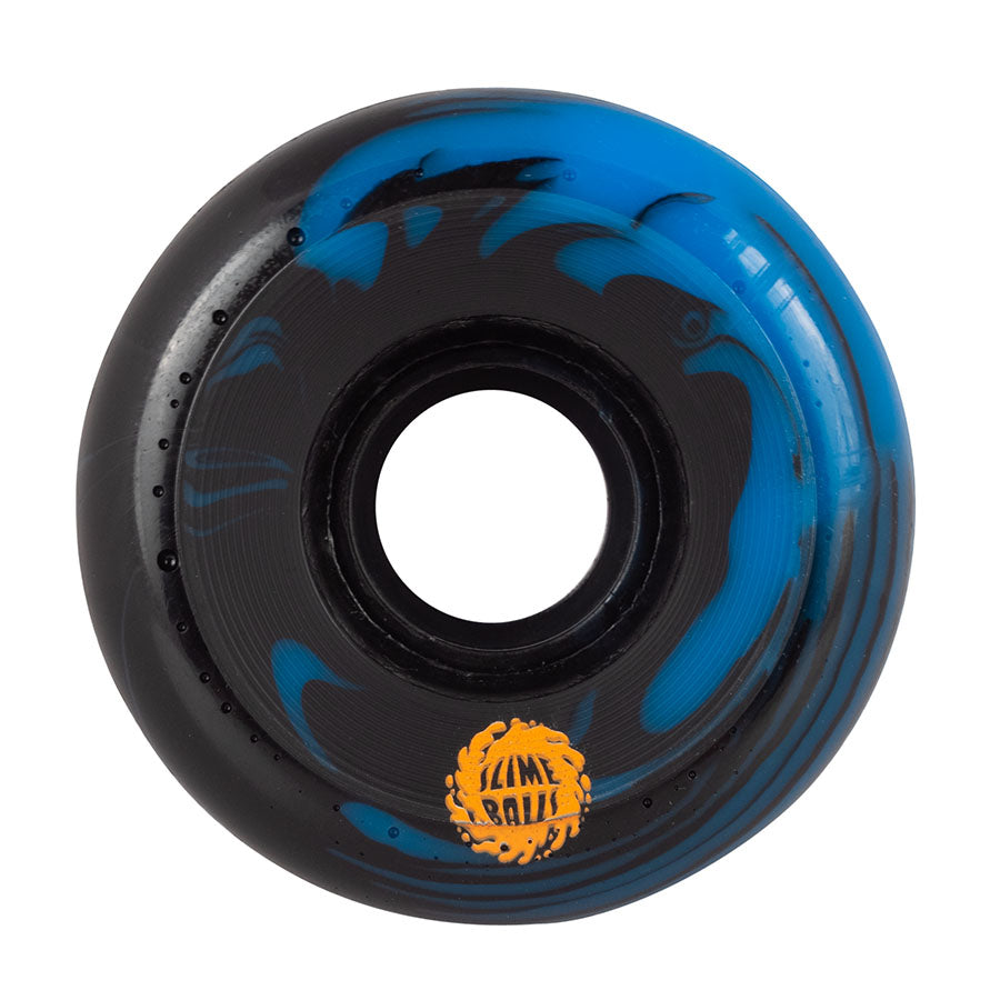 Black Blue Slime Ball Swirly Cruiser Wheels Back