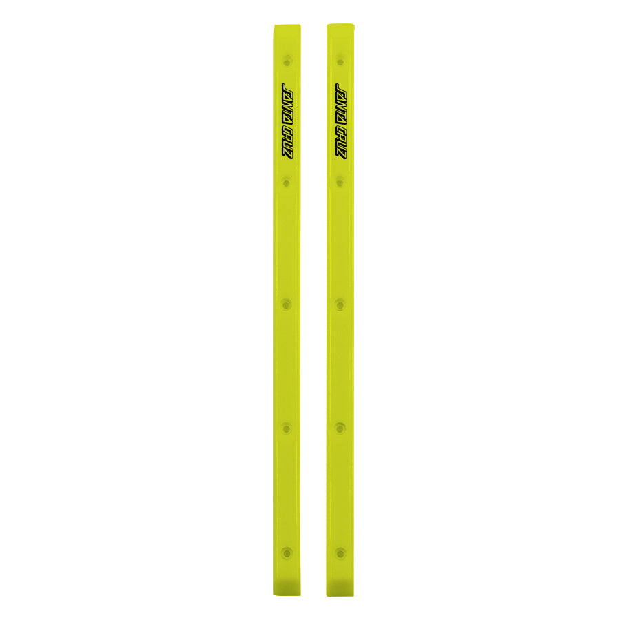 Neon Yellow Santa Cruz Slimeline Skateboard Rails