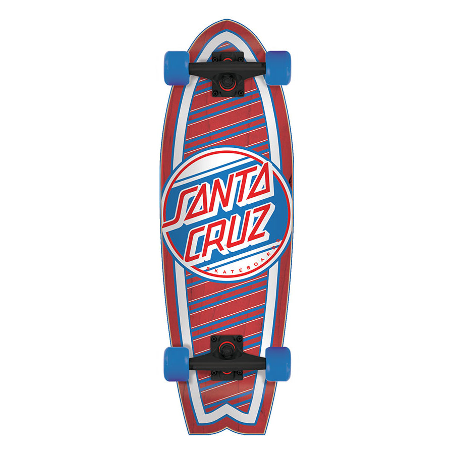 Street Dot Mini Shark Santa Cruz Cruiser