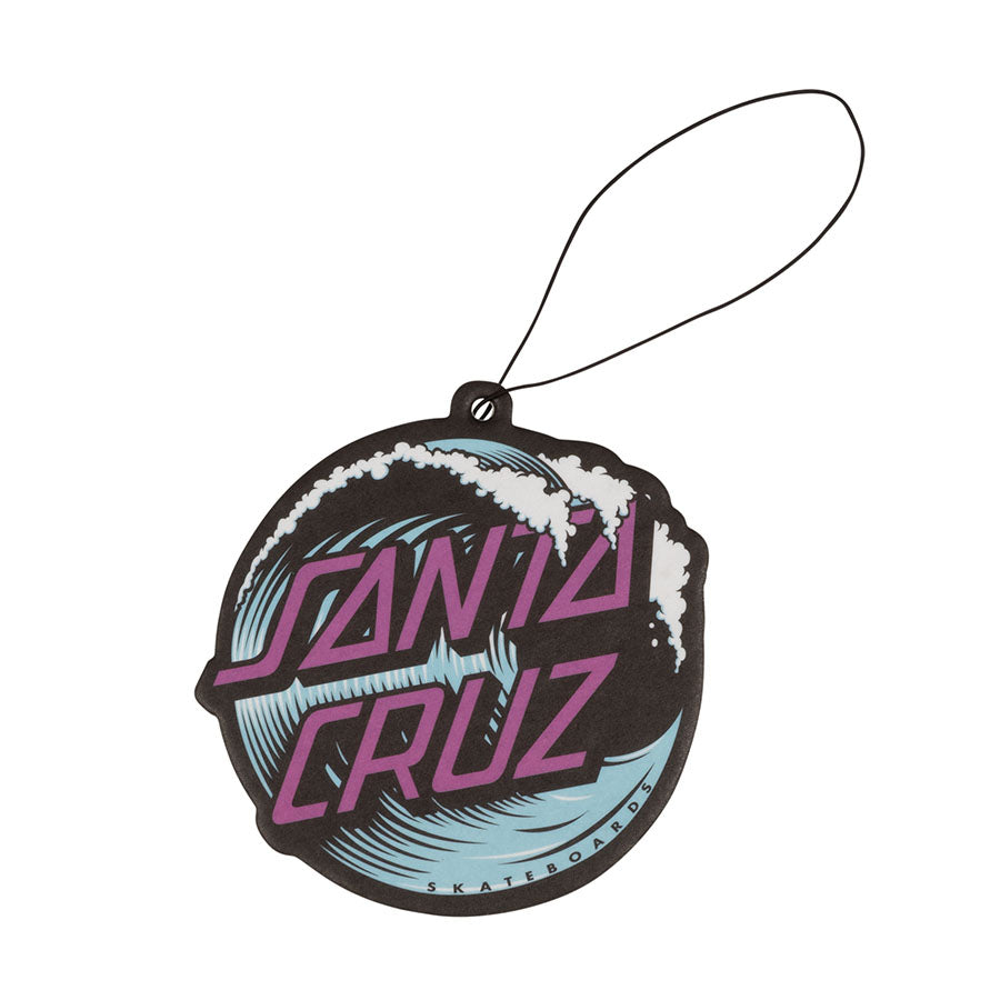 Magenta Wave Dot Santa Cruz Air Freshener