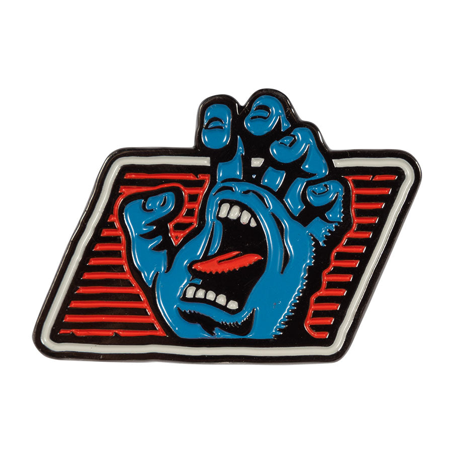 Work Hand Santa Cruz Skateboard Lapel Pin