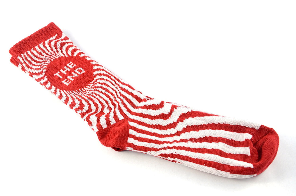 Spitfire Classic Swirl Socks - Red/White