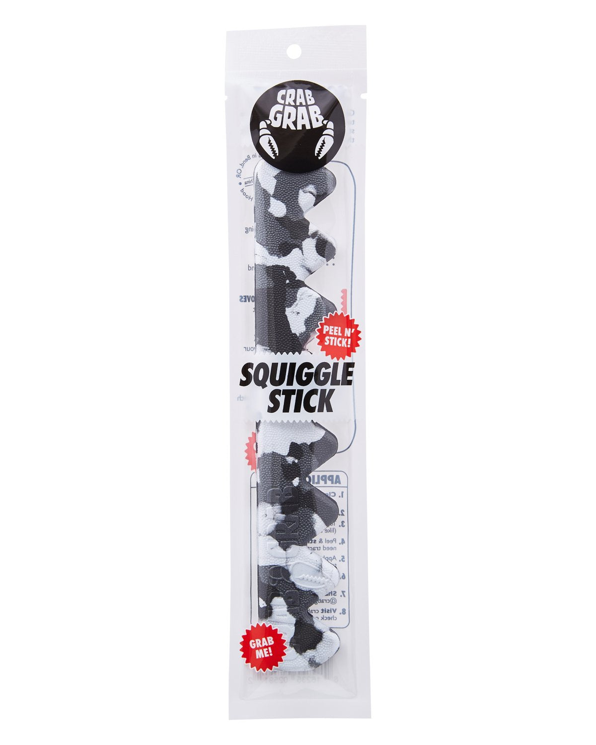 Snow Camo Squiggle Stick Crab Grab Snowboard Traction