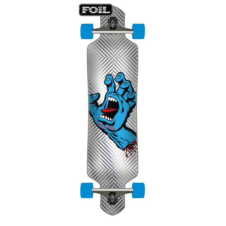 Foil Screaming Hand Santa Cruze Longboard