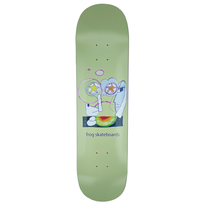 8.0" Senseless Frog Skateboard Deck