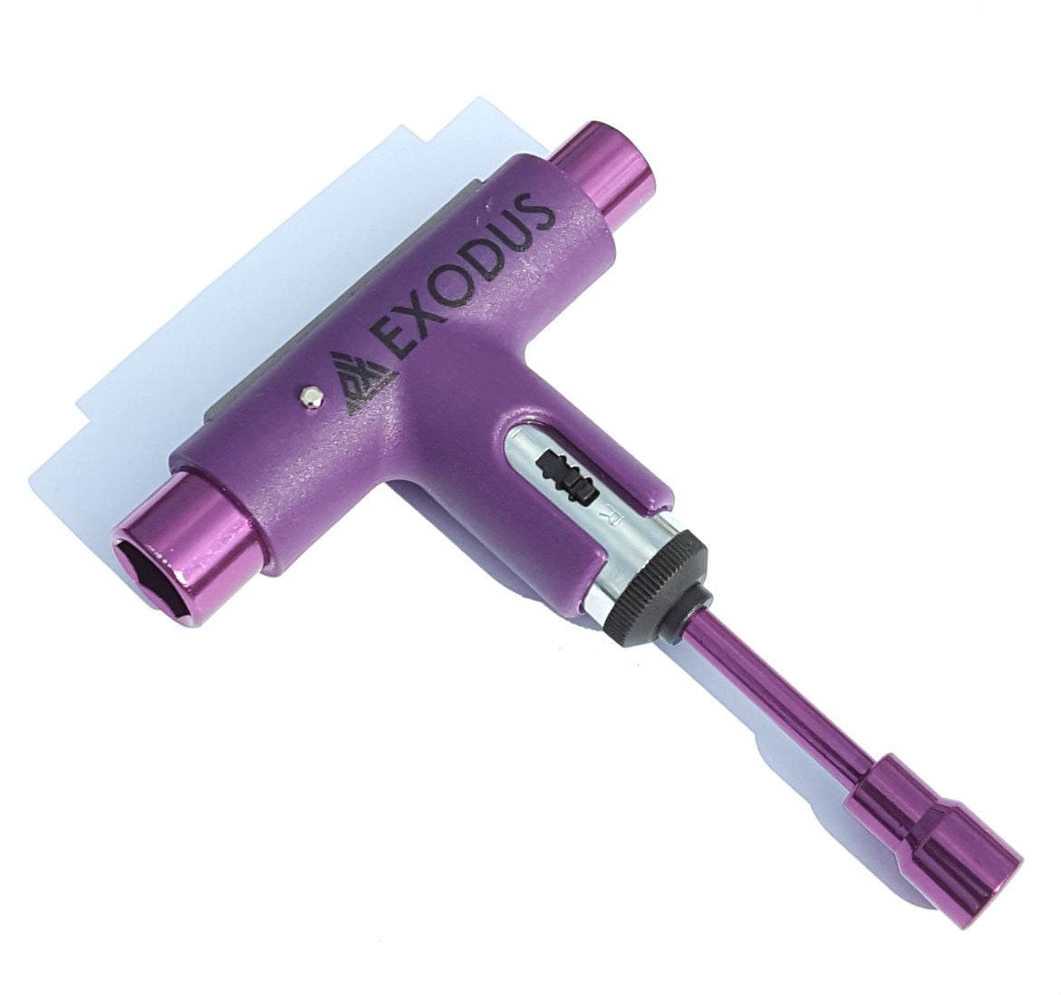 Silver X Exodus Ratchet Skateboard Tool - Purple