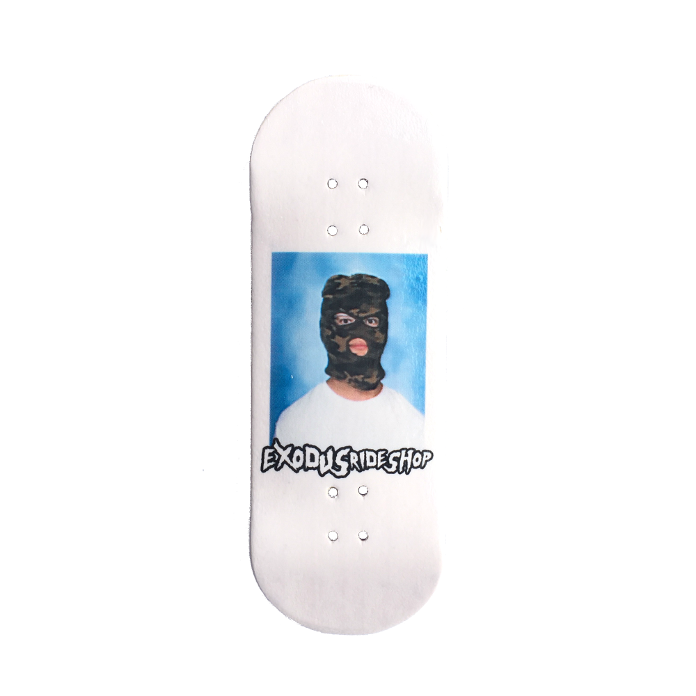 Exodus Skimask X-Wide 33mm Fingerboard Deck - White