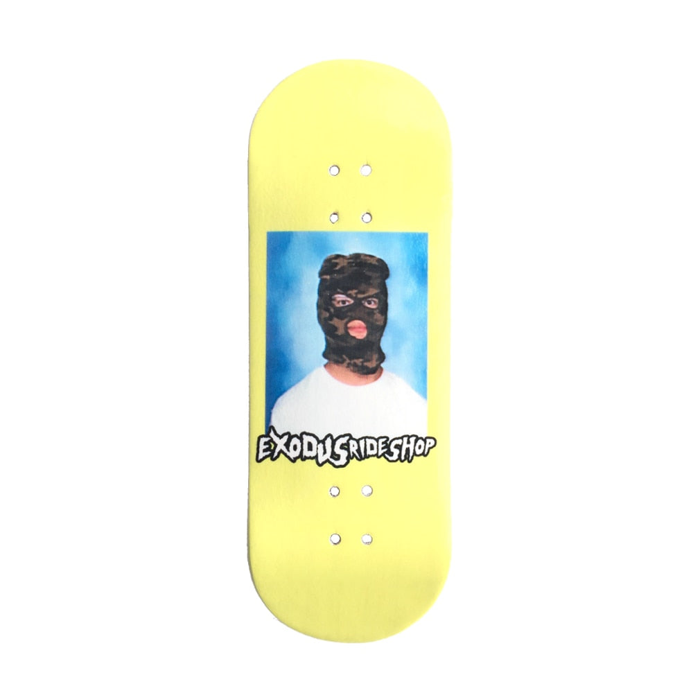 Exodus Skimask X-Wide 33mm Fingerboard Deck - Yellow