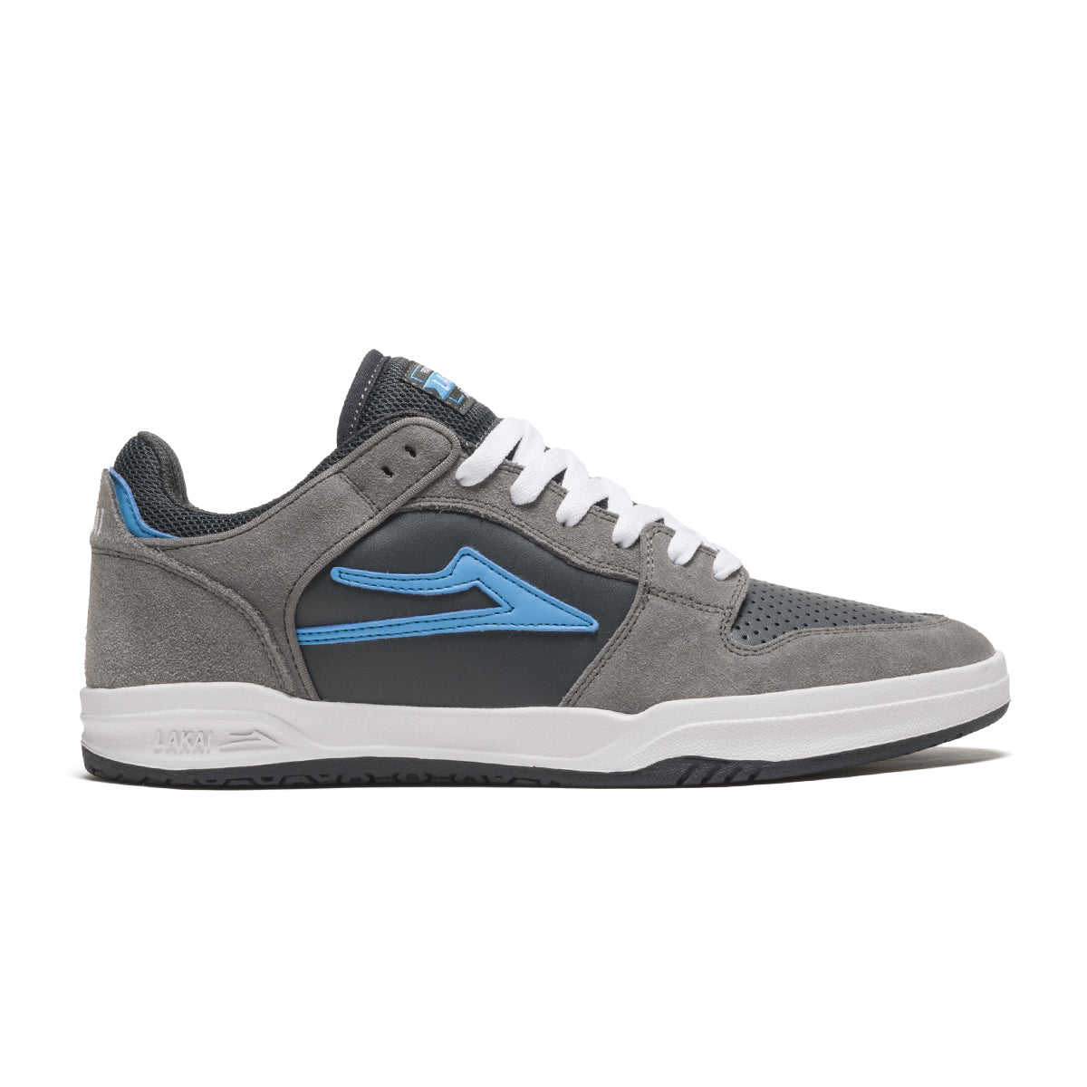 Grey/Cyan Telford Low Lakai Skateboard Shoe