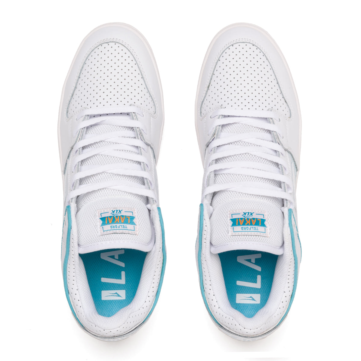 White Leather Rob Welsh Lakai Telford Low Skate Shoe Top