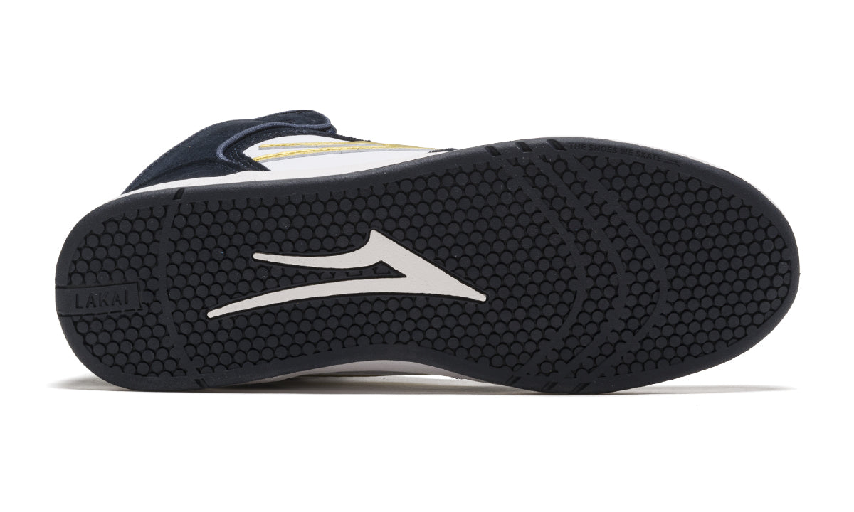 Lakai Telford Skateboard Shoe - Navy/White