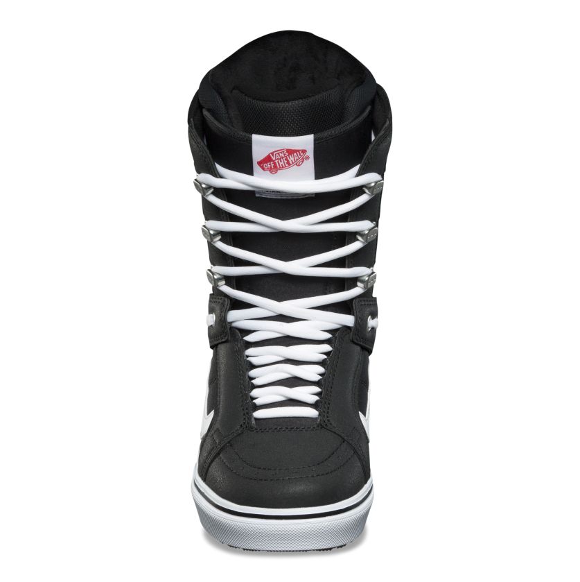 Black/White Hi-Standard OG Vans Snowboarding Boots Front