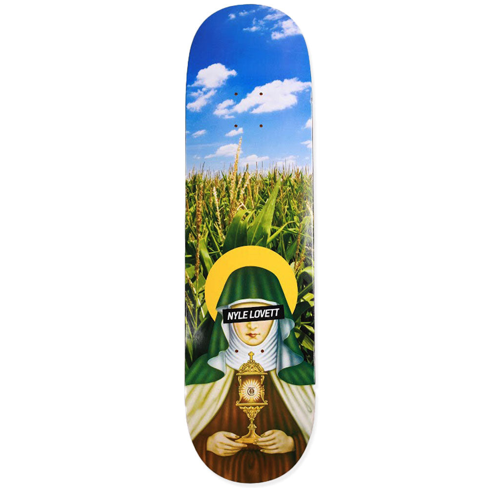 Nyle Lovett Midwest Religion Theories Brand Pro Skateboard Deck