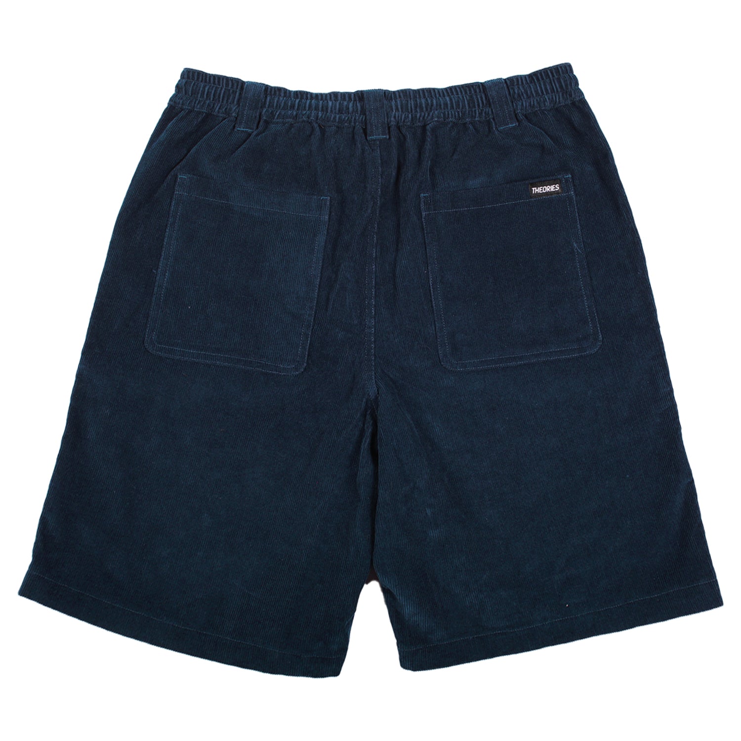 Navy Corduroy Theories Lounge Shorts Back