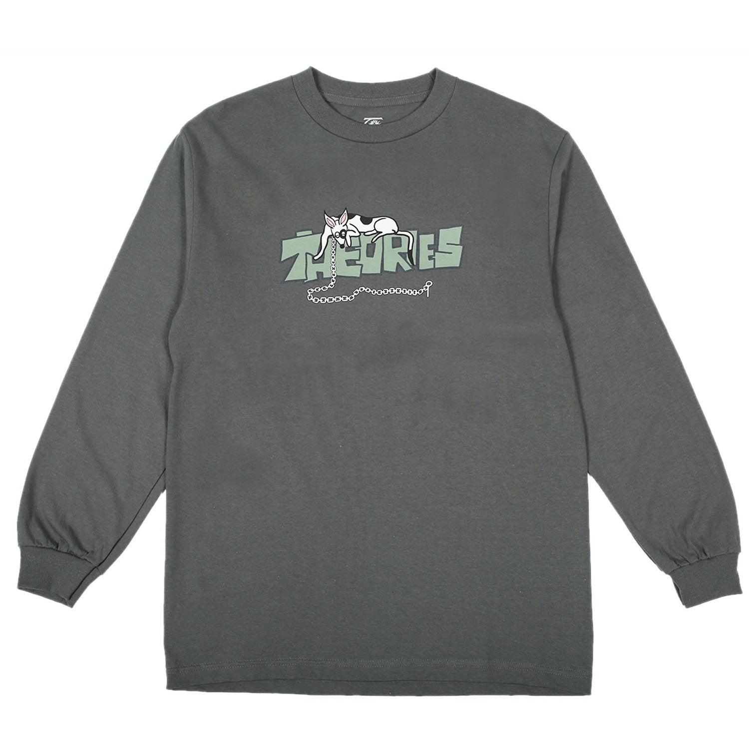 Pewter Piano Trap Long Sleeve Theories Brand Tee