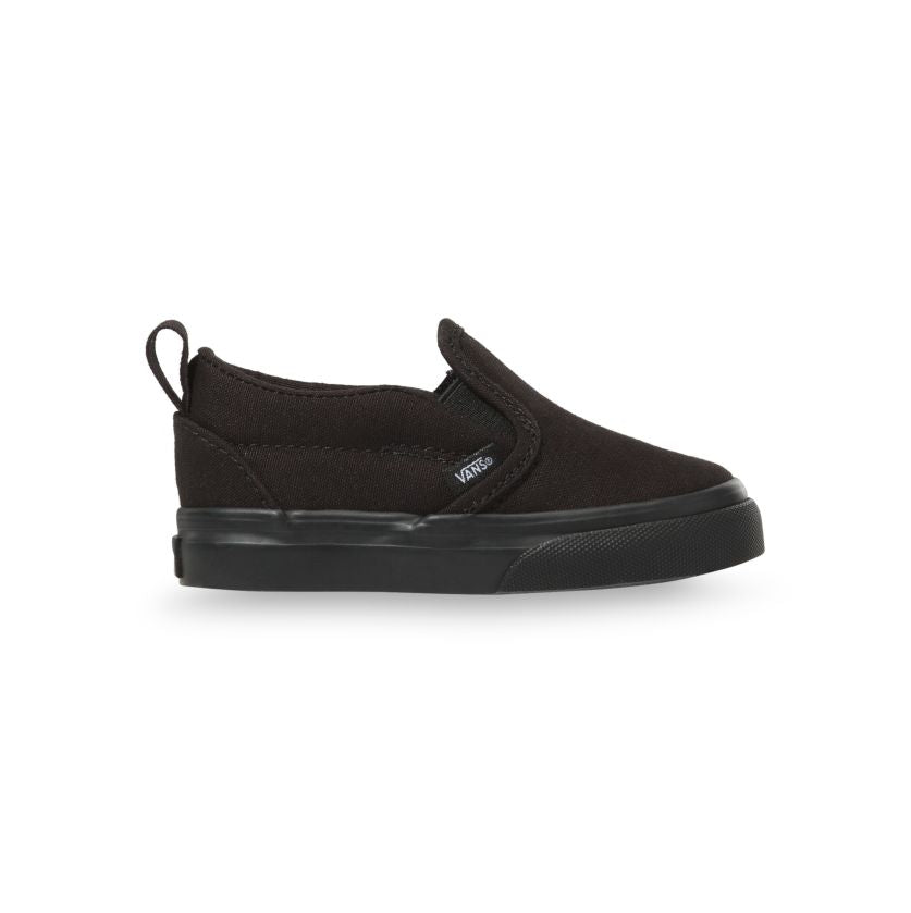 Toddler black shop leather vans