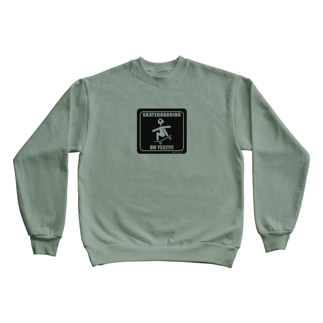 Skateboarding Oh Yes!!!!! Jorp Skate Crewneck