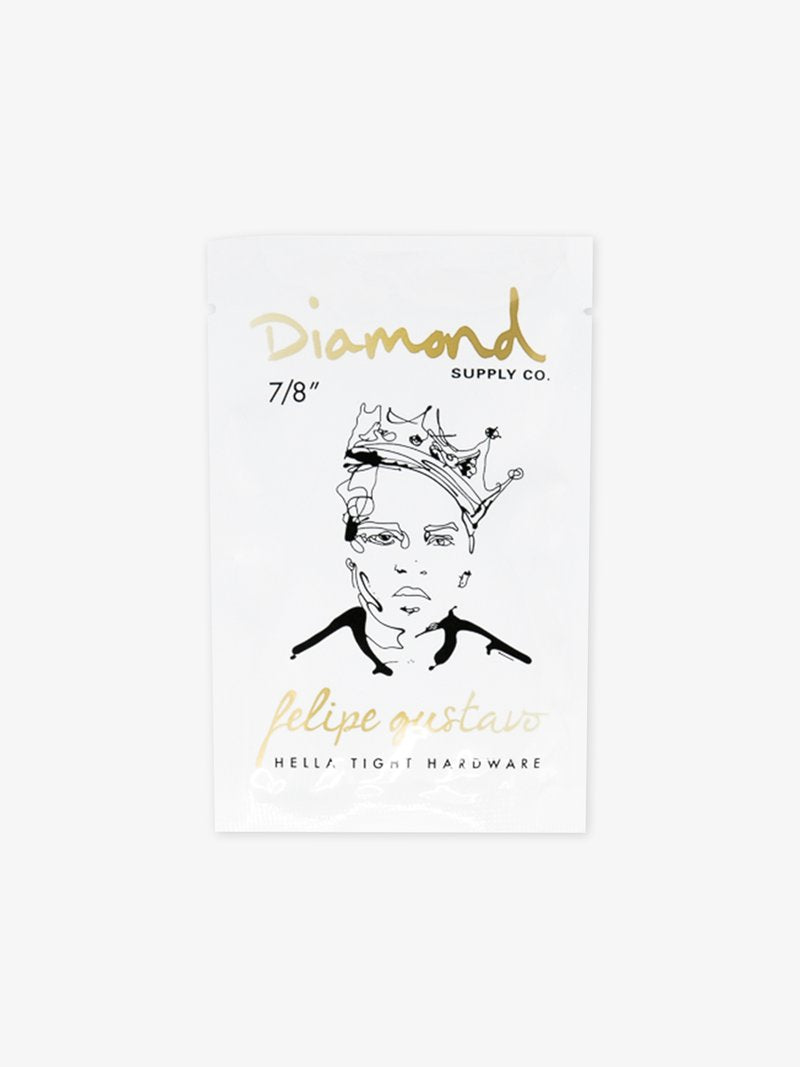 Felipe Gustavo Gold 7/8" Diamond Skateboard Hardware