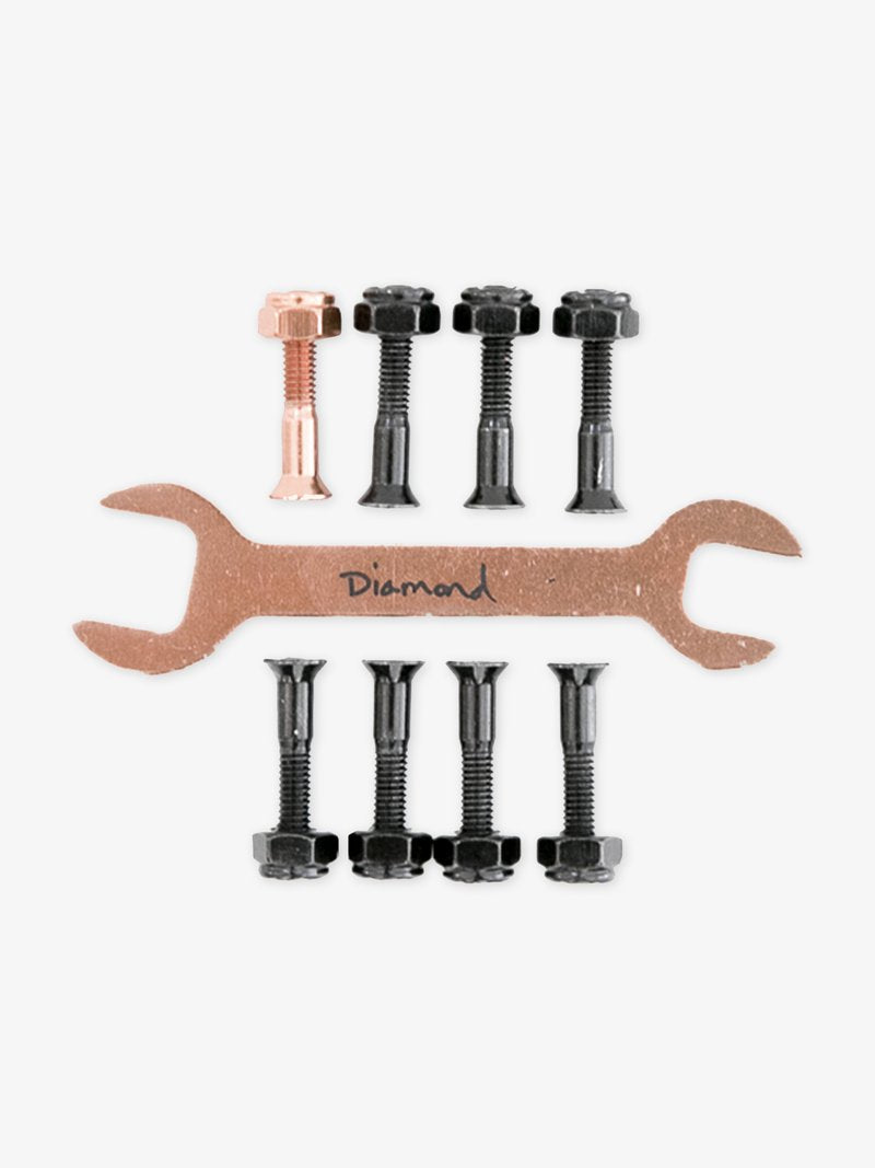 Diego Najera Rose Gold 7/8" Diamond Skateboard Hardware