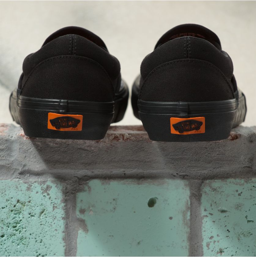 Black Cult BMX Vans Checkerboard Skateboard Shoes Back