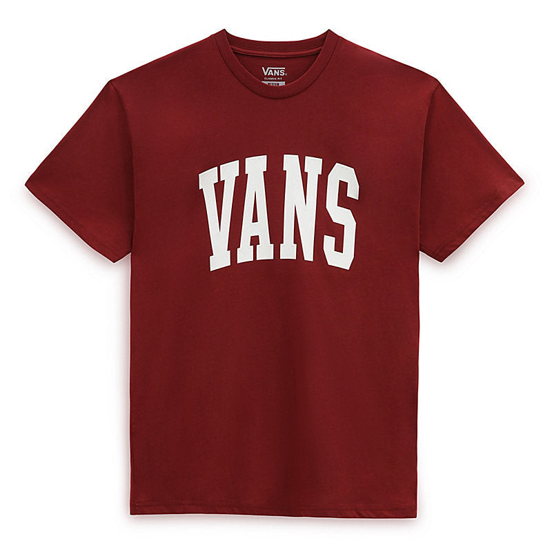 Syrah Red Varsity Type Vans Tee