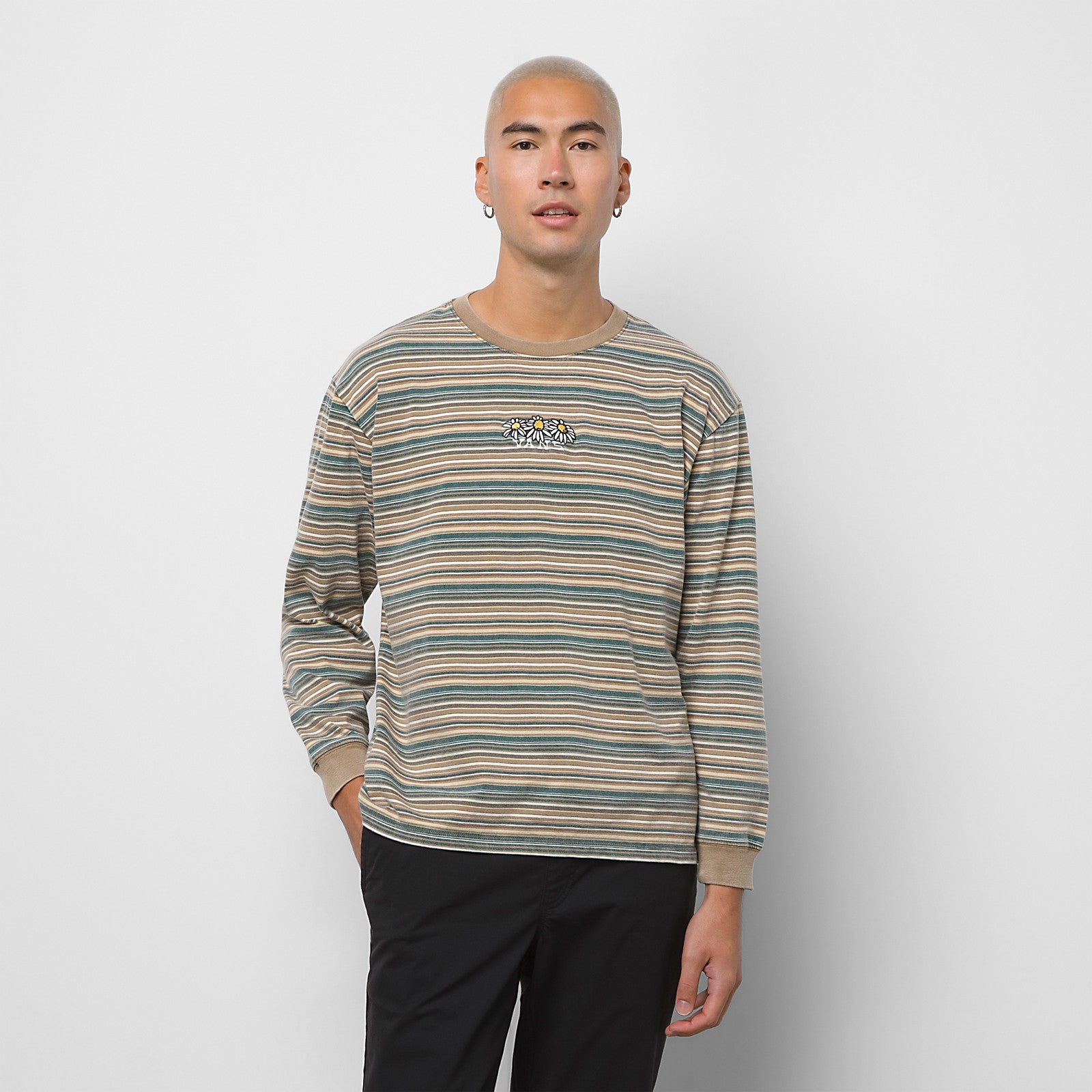 Microstripe Bailey Vintage Vans Knit Long Sleeve