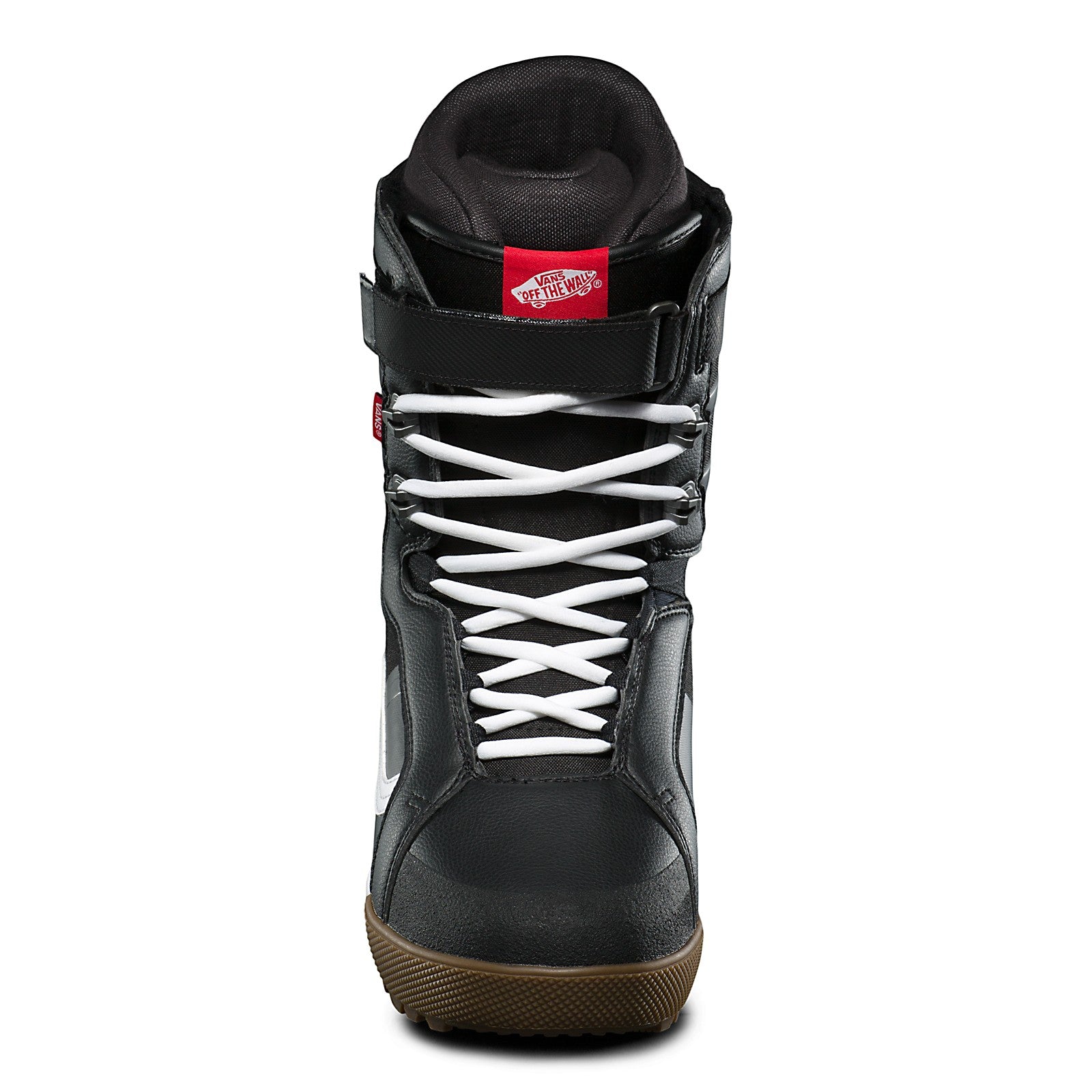 Black/White Hi-Standard Pro Vans Snowboard Boots Front