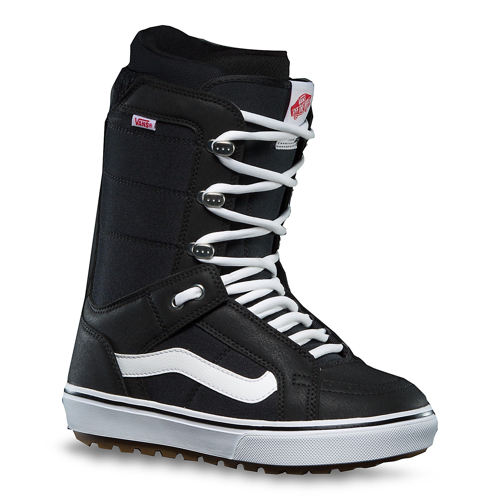 Black/White Women's Hi-Standard OG Vans Snowboard Boots