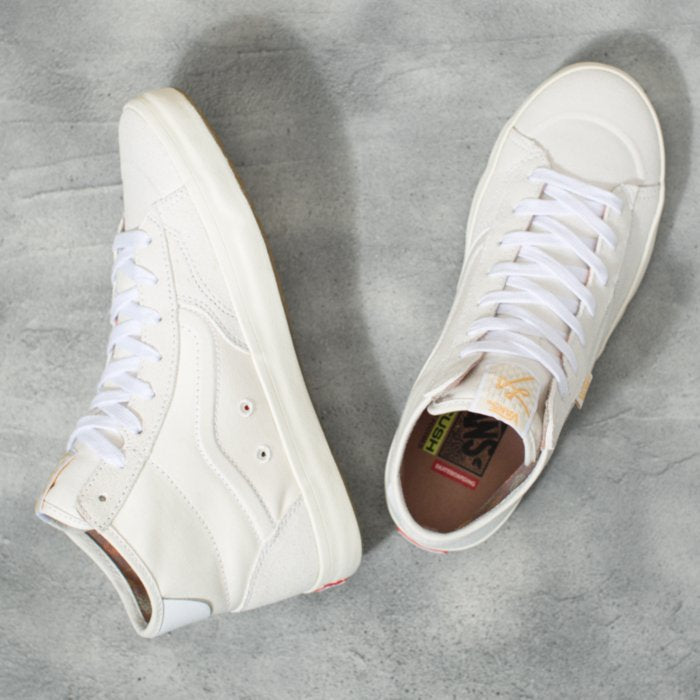 Lizzie Armanto Marshmallow Vans Pro Model Skateboard Shoe Top