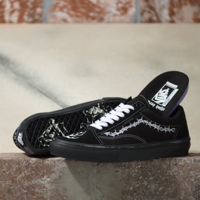Vans Elijah Berle Skate Old Skool Skateboard Shoe - Black/Black