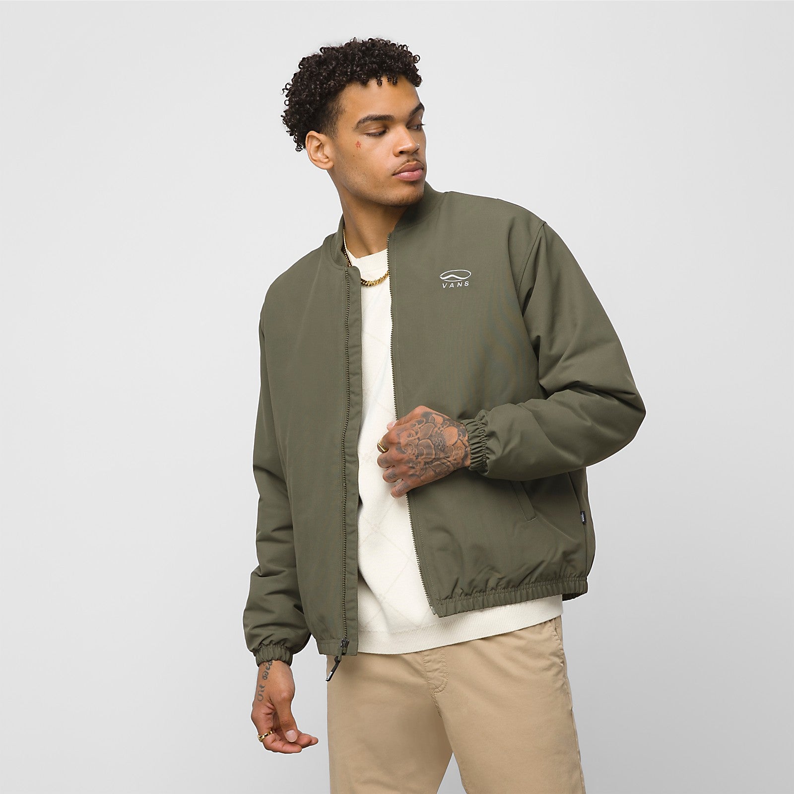 Vans reversible clearance bomber jacket