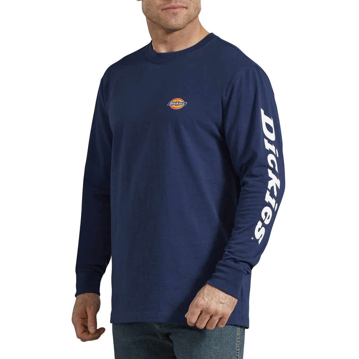 Dickies Long Sleeve Graphic Tee - Deep Blue