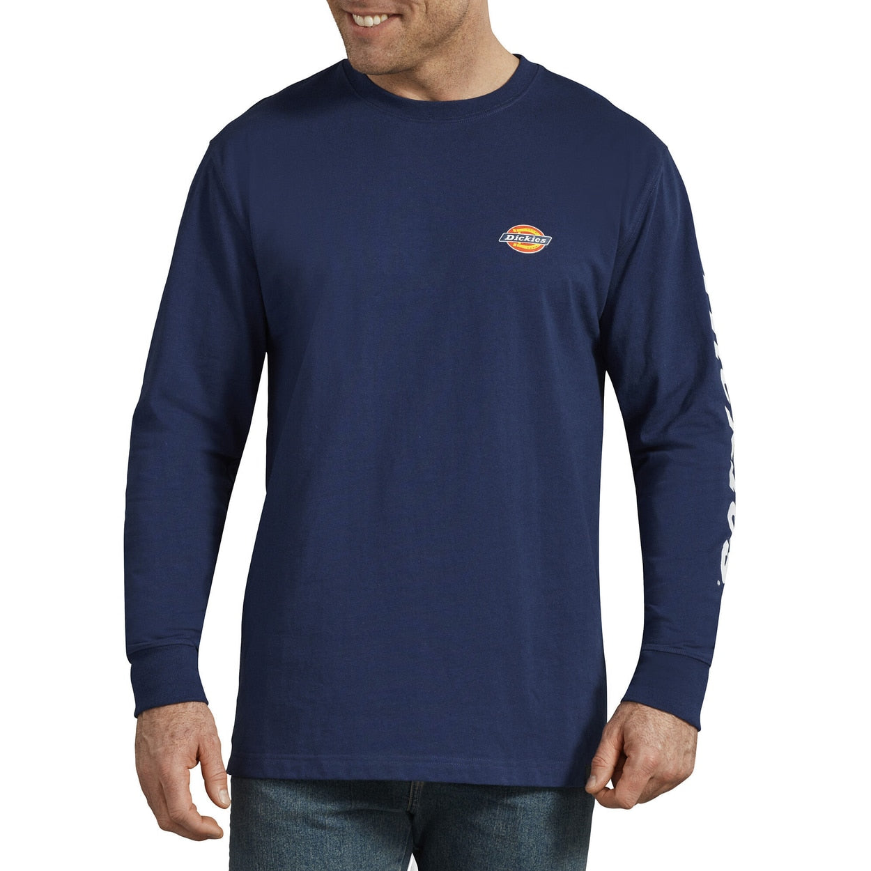 Dickies Long Sleeve Graphic Tee - Deep Blue