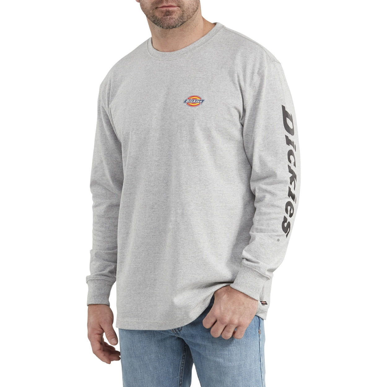 Dickies Long Sleeve Graphic Tee - Heather Gray