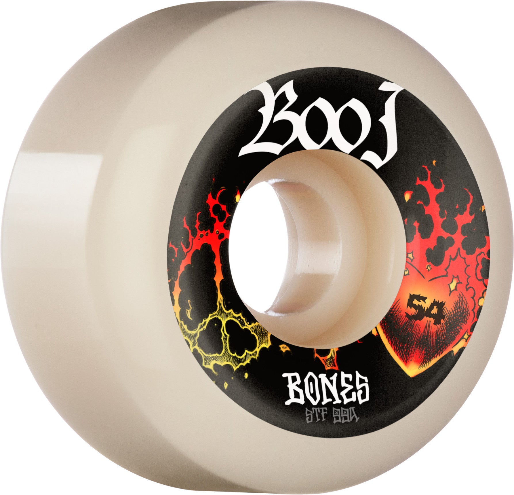 Boo Johnson Heart & Soul Wide Cut Bones STF V6 Skateboard Wheels