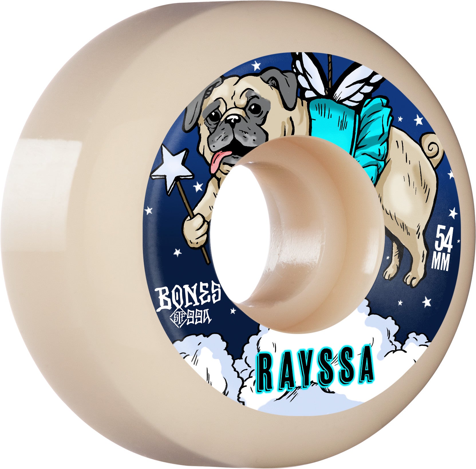 Rayssa Leal Slinky 99a V5 Sidecut Bones STF Skateboard Wheels