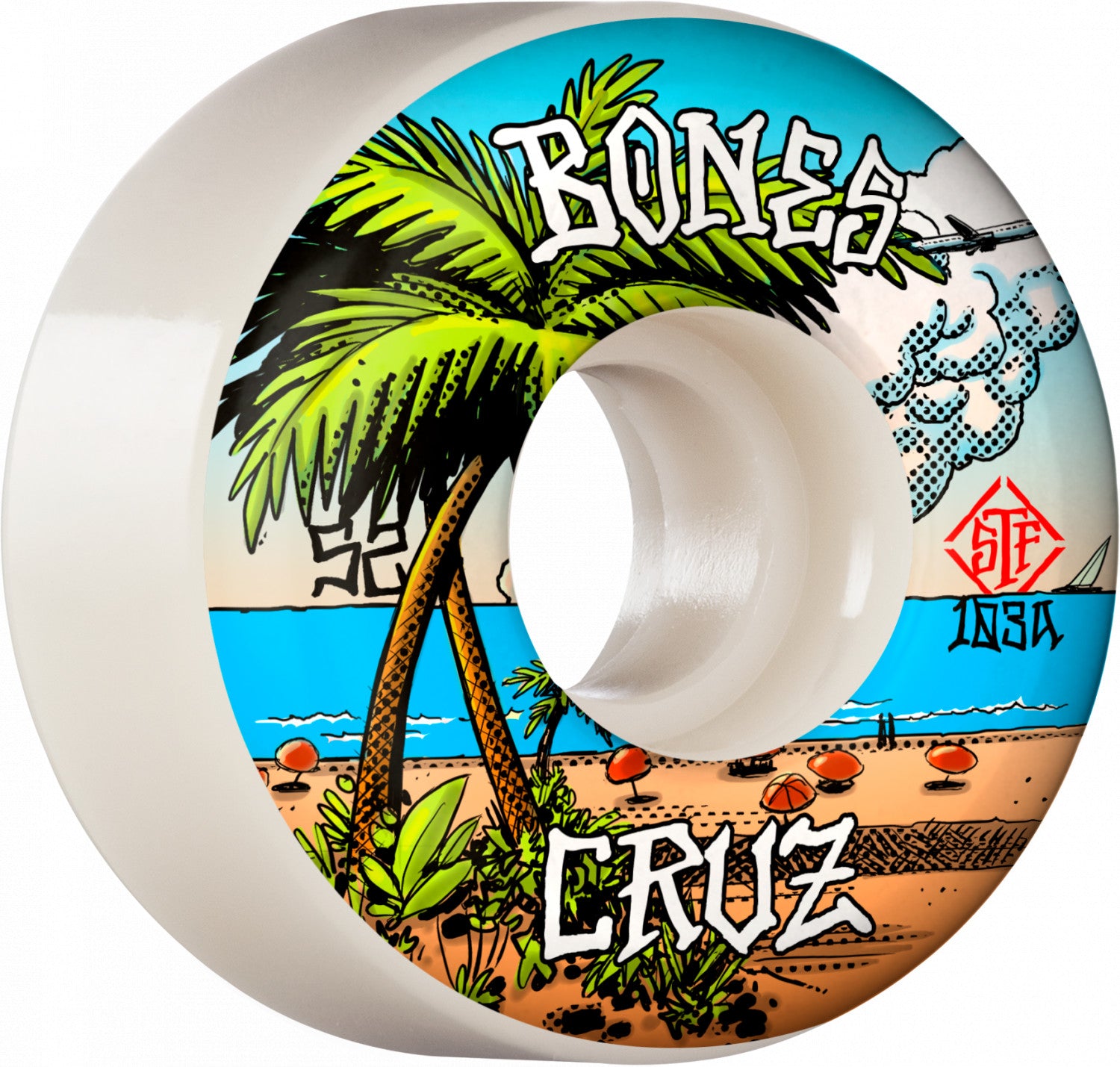 Yonnie Cruz Buena Vida 103A Bones Locks Skateboard Wheels