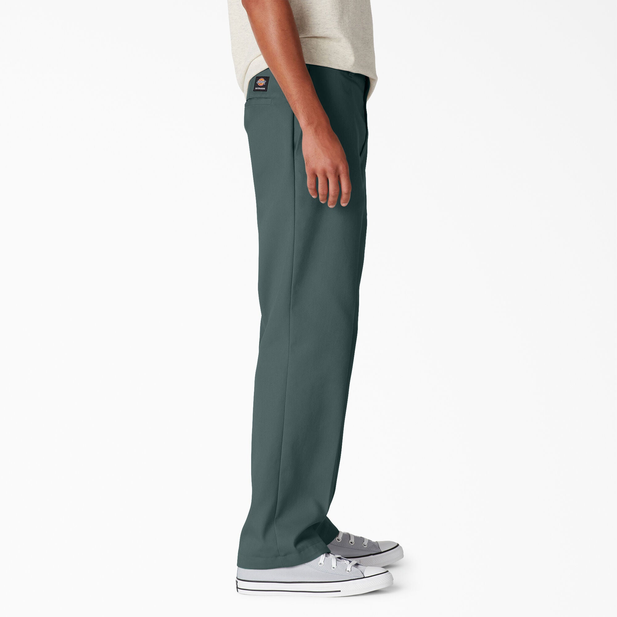 Lincoln Green Dickies Regular Fit Skateboarding Pants Side