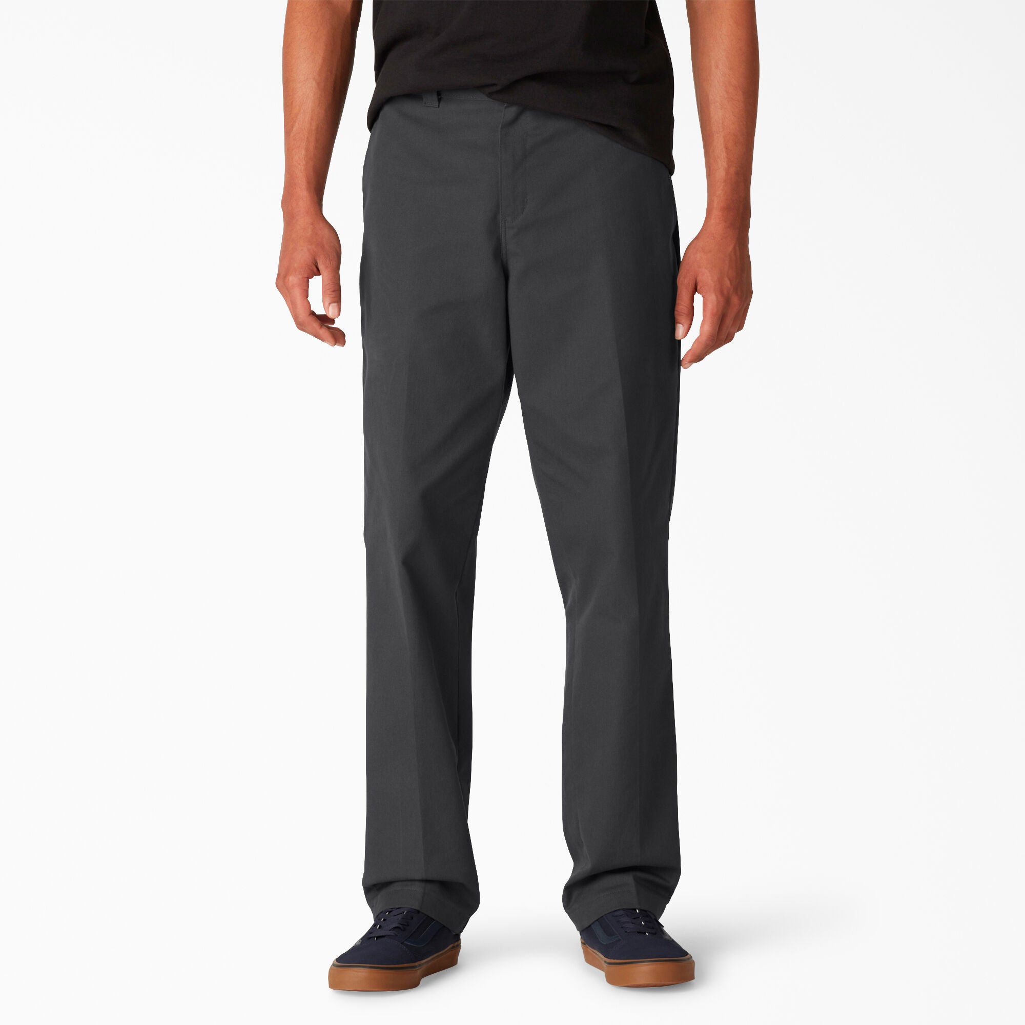 Black Dickies Skateboarding Slim Pant Front