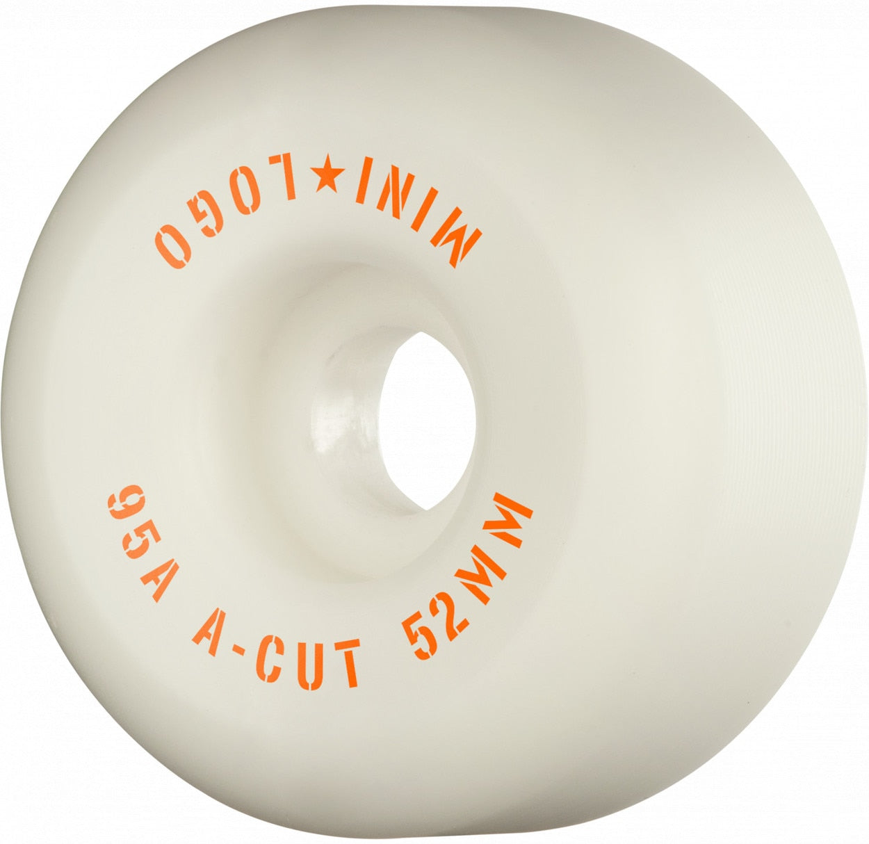 Mini Logo A-Cut "2" 95a Skateboard Wheels - White