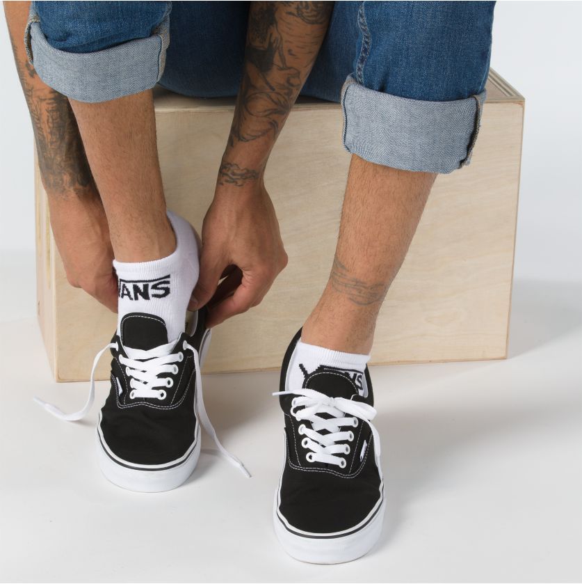 Vans White Kick Ankle Socks