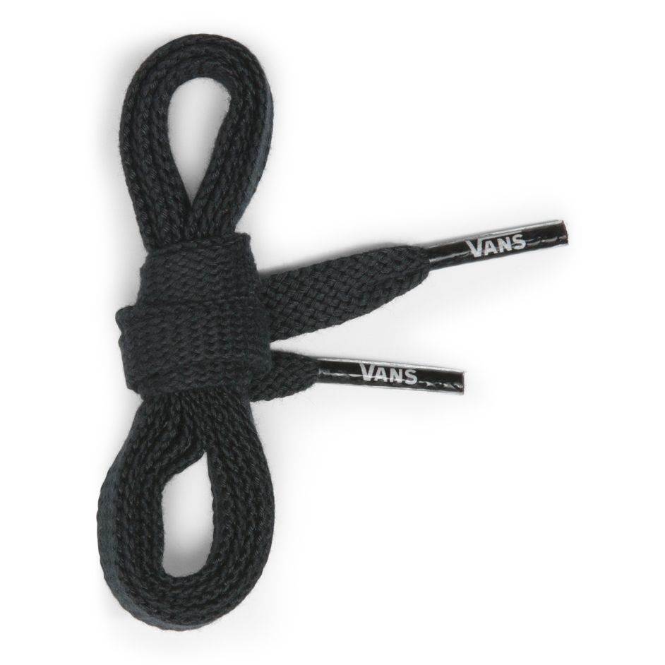 Black Flat 28" Vans Shoe Laces